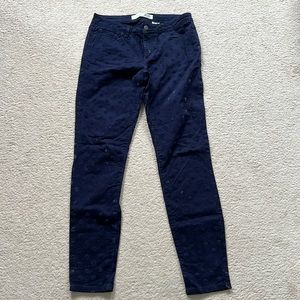 Joe Fresh polka dot jeans
